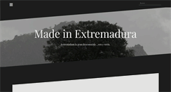 Desktop Screenshot of madein-extremadura.com