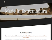 Tablet Screenshot of madein-extremadura.com